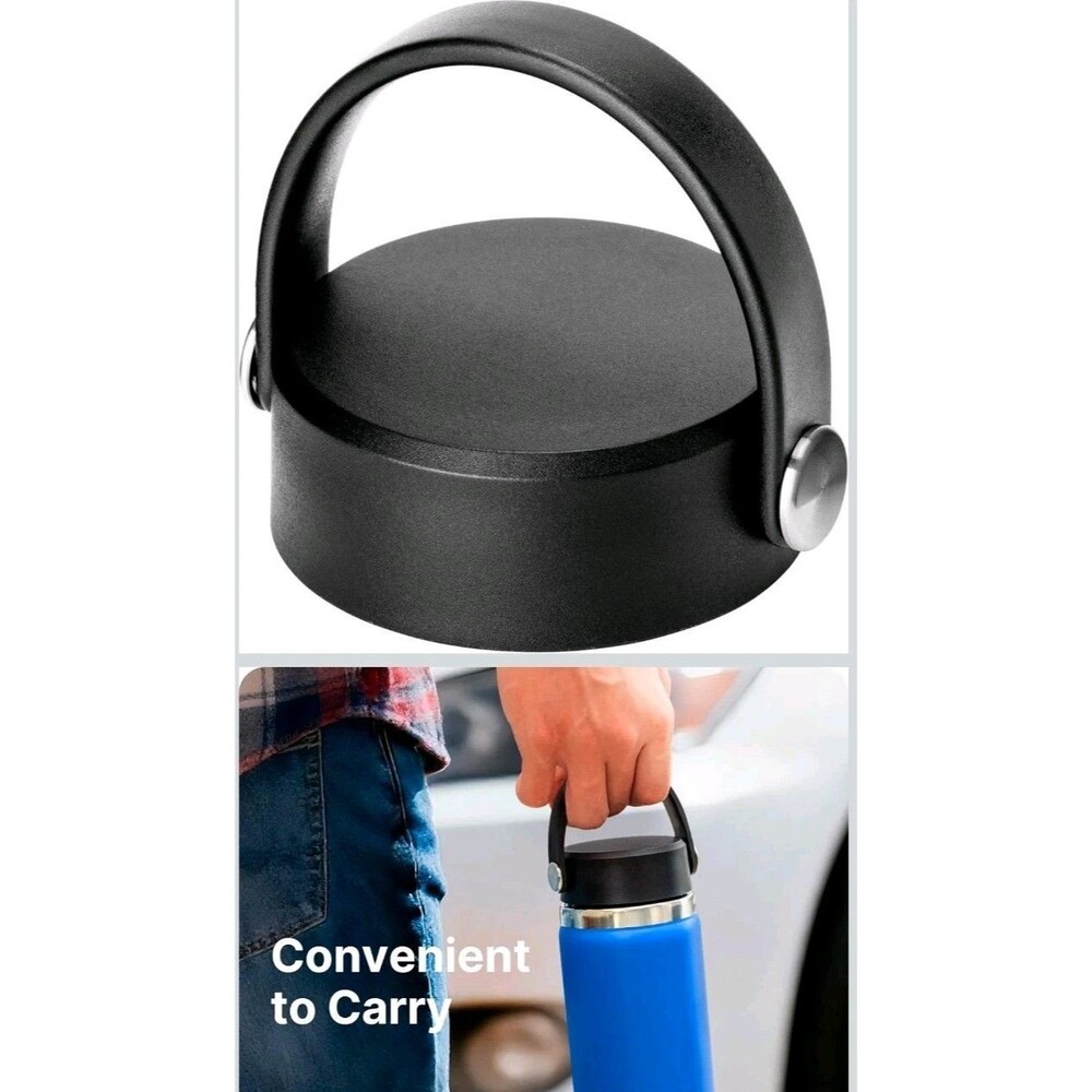 Hydro Flask Wide Mouth Replacement Lid 12-64oz Water Bottle Flexible Handle